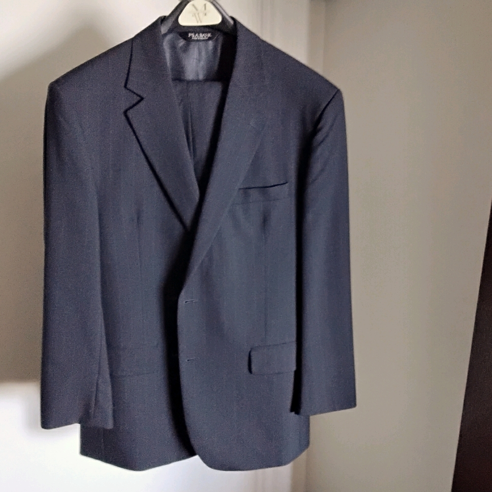 "JOS. A. BANK"  PIN STRIPE BLACK SUIT, BRAND NEW